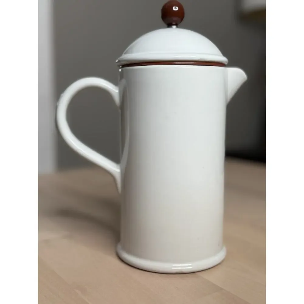 Crate & Barrel La Chocolatière Hot Chocolate Pot w/ Frother